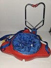 Vintage Fisher Price 9144 Hop Skip Jumper Doorway Baby Bouncer Seat Red Blue