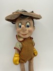 Rare Vintage 1939 Disney Pinocchio Composition Doll 11    Knickerbocker Toy Co usa