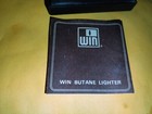 Vintage Lions Club Firebird Flipper Colibri Gas Lighter In Win Case W Paper