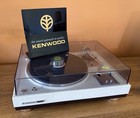 Kenwood Stereo Embossed Sign Nos Dealer Advertising  turntable Not Included 