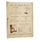 Vintage 1918 Carl Fischer Foundation To Flute Playing Instruction Book Wagner