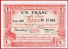 Tunisia Regence De Tunis 1 Franc 3 3 1920 P 49 Vf   xf Free Shipping From 100 