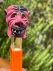 Rare Vintage Pez Zombie     Soft Head  Orange Stem  No Feet  3 8 Usa     Excellent 