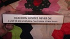 Vhs Cassette Tape Old Iron Horses Northern 6 California Trains Steam Locomotives