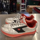 Brunswick Renegade Men s Bowling Shoes Silver Red Black Us Size 6