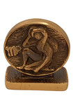 Vintage Brass Figurine Of Virgo Astrology Zodiac Sign Horoscope