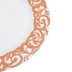 50pcs Antique Charger Plates Decorative Plate For Table Dinner Kitchen Party New