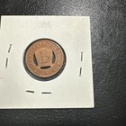 1950 Beaver Valley Motor Coach Co  Train Bus One Zone Fare Transit Token 20mm