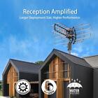 480 Miles Outdoor Tv Antenna Motorized Amplified Hd Tv 1080p Vhf uhf 360  