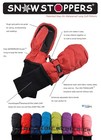 Snowstoppers Original Extra-long Cuff Nylon Mittens For Ages 6 Months - 12 Years