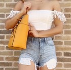 Michael Kors Charlotte Large Top Zip Leather Tote Golden Rod Yellow