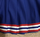 Varsity Brand Cheerleader Skirt Pleated Red white blue Women Sz Xs - Girls Sz 14