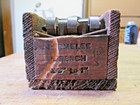 Vintage Walworth Parmelee  1 Pipe Wrench With Wood Storage Box
