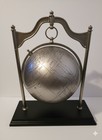 World Globe Silver Gray Nickel Chromium Suspended Hanging Desktop Stand 8 