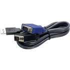 Usb Vga Kvm Cable - Tk-cu15-15ft   4 5m   Connect Computers To Kvm Switches     