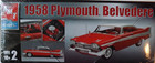 1 25 Amt Ertl 1958 Plymouth Belvedere Hardtop  31156 31927 Oop htf rare