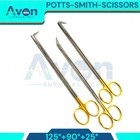 3pcs Set - Potts Smith Vascular Scissors  25    90    125    Angled Blades  Sharp