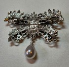 Cute Imitation Pearl Bow Brooch