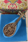 Vintage Avon Mandolin Solid Perfume Glac   Compact 1970   s - New   Unused In Box
