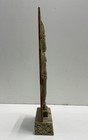 Signed Vintage Khmer Style Apsara Hand Carved Stone Relief Sculpture 13 2x6x2