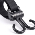 2pcs 360   Rotating Baby Stroller Hook  Heavy Duty Adjustable Strap  Durab