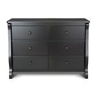 Delta Children 6-drawer Dresser Greengyard Gold Certified  Black