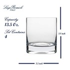 Luigi Bormioli Classico Double Old-fashioned Glasses - Set Of 4