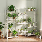Superjare Triple Bookshelf  Bookcase With 11 Open Display Shelves  Wide Book She