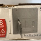 Ge Tlm812fcudp Indoor Convertible Load Center 125 Amp - Gray