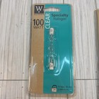 2x Westpointe Halogen Lamps T3  78 Mm  100 Watt  120v  Rsc 78  Double Contact
