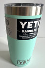 New Yeti Rambler Tumbler Stainless Steel Insulated Magslider Lid Seafoam 10 Oz