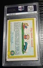 Psa 8  oc  Nm-mt 1985 Garbage Pail Kids Os1 Ashcan Andy 13a Glossy Sticker Card