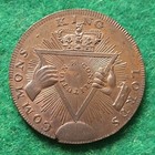 Middlesex Davidson s 1795 Halfpenny Conder Token D h 295a Rr - Very Rare