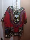   African Shirt Dashiki Print Men Women Succunct Hippie Top Blouse Xl Nwt