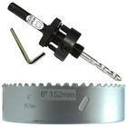 6 Inch Concrete Hole Saw With Sds Plus Arbor For Masonry Drywall And Fiberglass