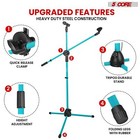 5core Tripod Mic Stand Adjustable Heavy Duty Floor Holder Microphone Boom Arm