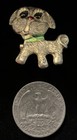 Vintage Goldtone Puppy Dog Brooch  1 25    Length