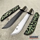 19 5  Full Tang Machete Chopping Fixed Blade Sword Tactical Machete With Guard