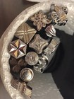 Huge Used Lot  173 Leathercraft Stamps  Tools    Handles  unknown Brands 