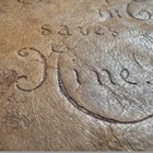 1900s A Stitch In Time Saves Nine Leather Sewing Kit Needle Case Handcrafted