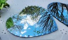 10 Adorable Heart Mirror Beveled Edges Wedding Reception Decor Table Centerpiece