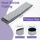 1 8 1 Heat Shrink Tubing For Fishing Rods  dia 35mm 3 3ft Gray 