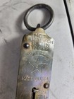 Vintage Antique Chatillon Brass Hanging Spring Balance Scale 25 Lbs 3 Star Usa