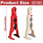 2 Pcs 3-in-1 Hot Plate Gripper anti Scald Gripper hot Normal  Silver
