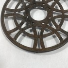 Antique Ornate Cast Iron Footed Trivet From Wood Stove Pipe Tree Primitive