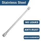 Raincovo Pressure Washer Extension Wand  Stainless Steel 17 Inch  Silvery 