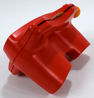 Vtg 1970s Gaf View-master Model L Red Viewer Orange Ball Lever Works Usa Made