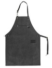 No-tie Canvas Apron Heavy-duty 16oz Work Apron With Front Pocket Extra Long S   