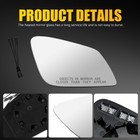 Right Passenger Heated Door Mirror Glass For 2010-2016 Bmw 528i 535d 550i 640i K