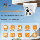 Hikvision Security Camera System Set 4ch 4poe Nvr 5mp Colorvu Mic Ip Cameras Lot